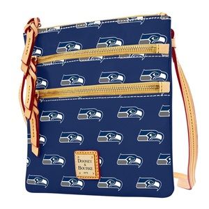 Dooney & Bourke NFL Seahawks Small Zip Crossbody, MSRP$268, NWT